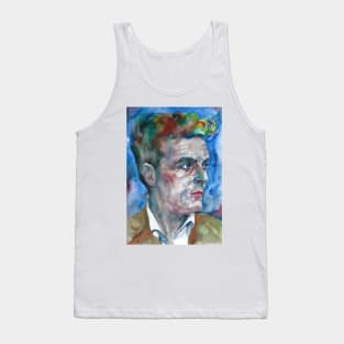 LUDWIG WITTGENSTEIN watercolor portrait .7 Tank Top